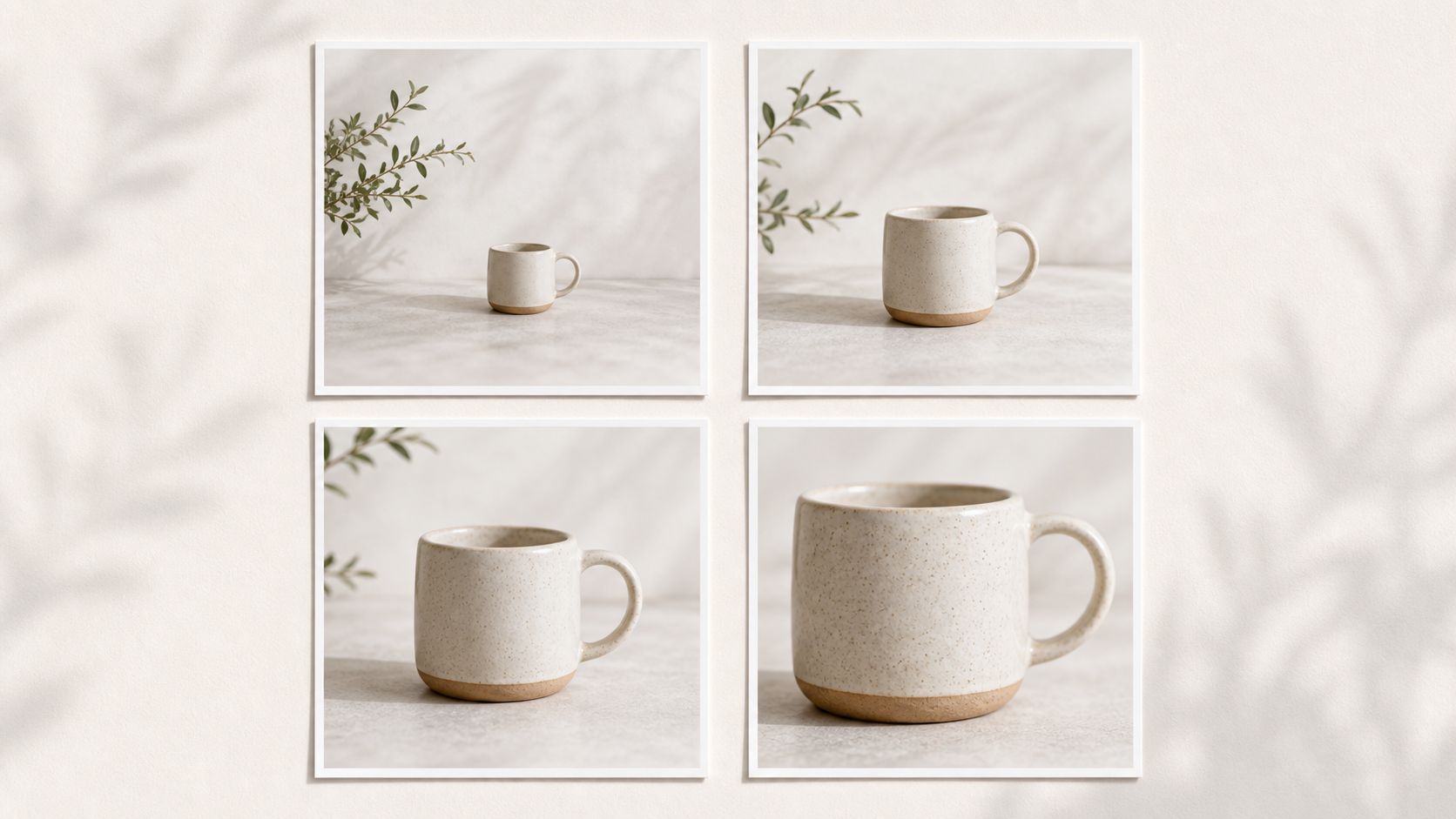 Four small Etsy thumbnails compared — too-loose crops on the left, tight readable crops on the right